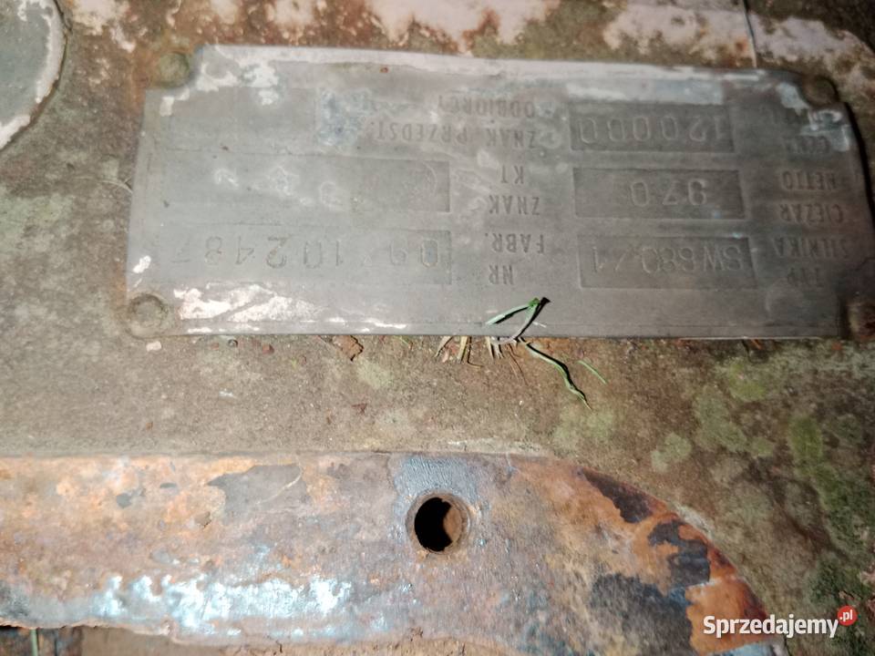 Blok silnika sw 680 Rok produkcji 1980 Poddębice