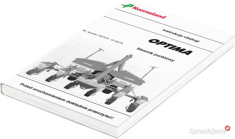 Vicon 16011901 RV 157 187 Instrukcja katalog Szamotuły