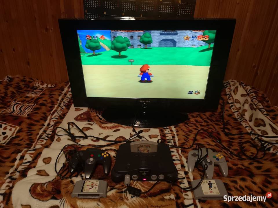 NINTENDO 64 Konsola 2 pady 3 Gry itp Plus Skomielna Biała