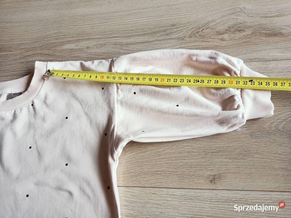 Bluza dziewczęca z bufiastymi rękawami 110 mazowieckie Płock sprzedam