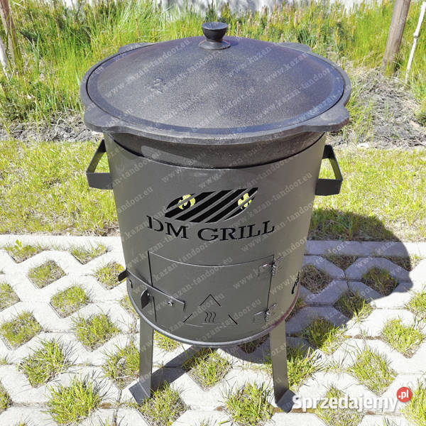 Kuchnia ogrodowa kociołek żeliwny 12L piec Kociołki łódzkie Łódź sprzedam