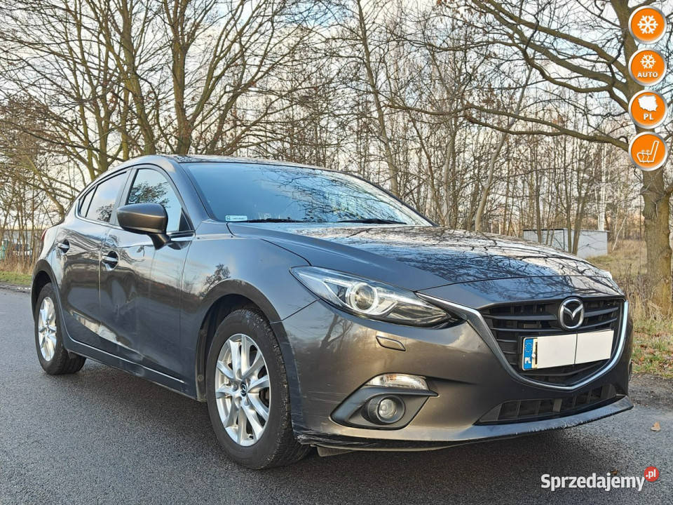 Mazda 3 1 rej 2015 Salon III 2013 centralny zamek Karczew