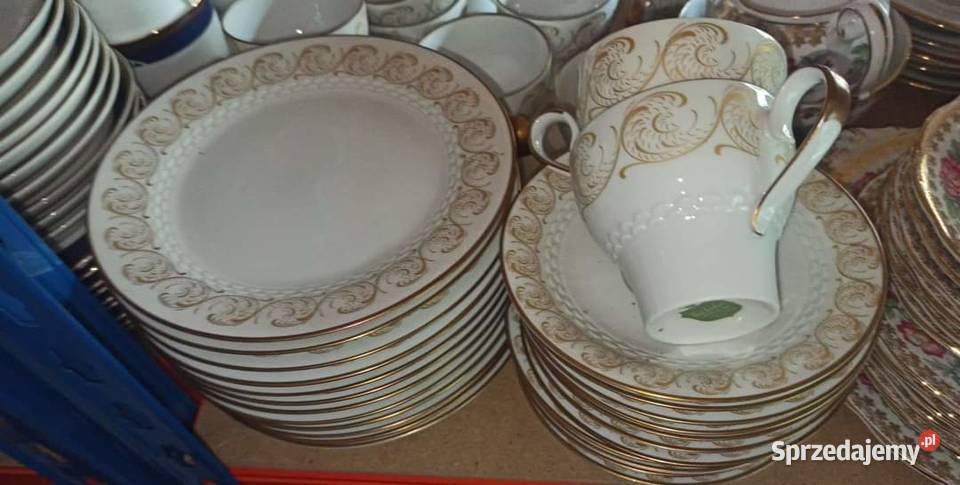 Trio kawowe Hackefors Porslin Sweden
Porcelana