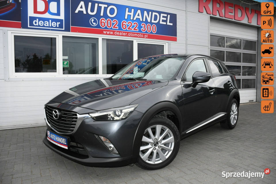 Mazda CX3 15d 100 bezwypadkowy FullLED Skóra wielofunkcyjna kierownica Hrubieszów