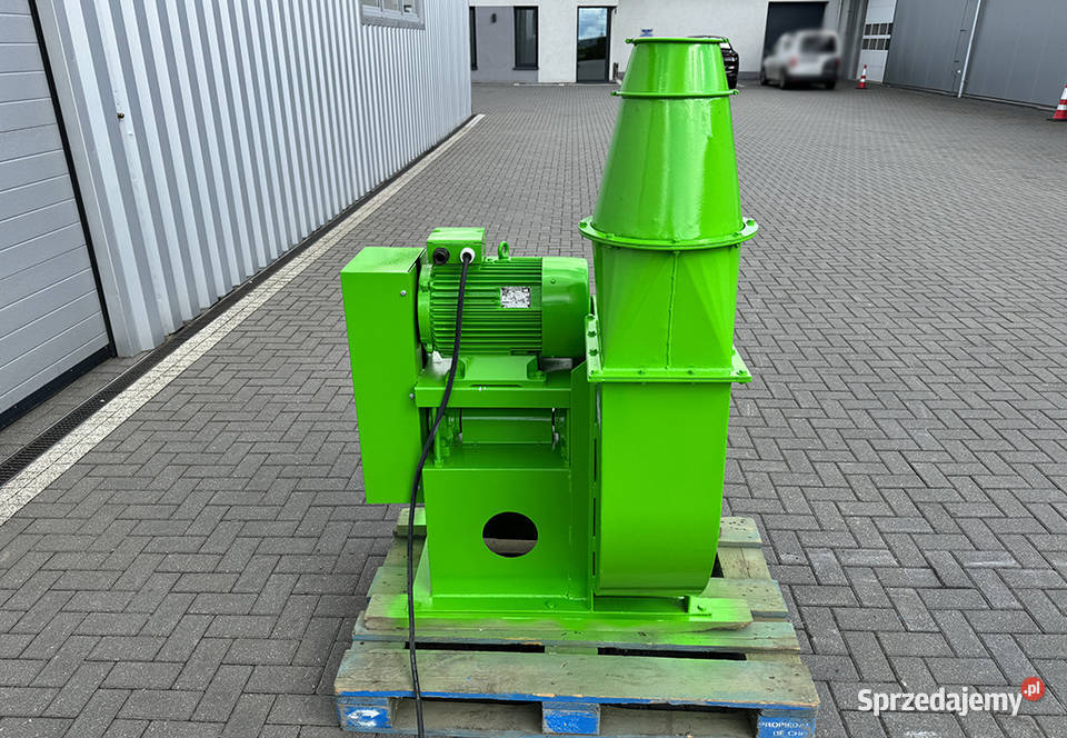 Wentylator do odciągu trocin wyciąg 11kW KALMAR Sierakowska Huta