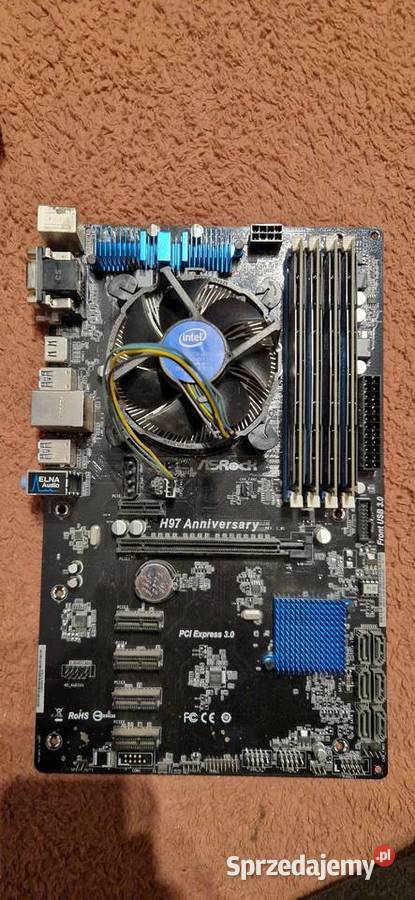 Zestaw 4690K płyta H97 16GB Balliatux 1600Mhz Medynia Głogowska