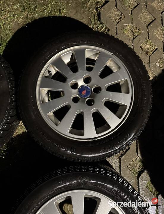 Felgi Saab 5x110 opony zima 2055516 93 95 Opel Krępiec sprzedam