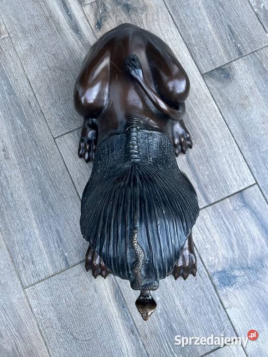 Sfinks z brązu rzeźba Sphinks 12 grał w filmie dolnośląskie Kłodzko