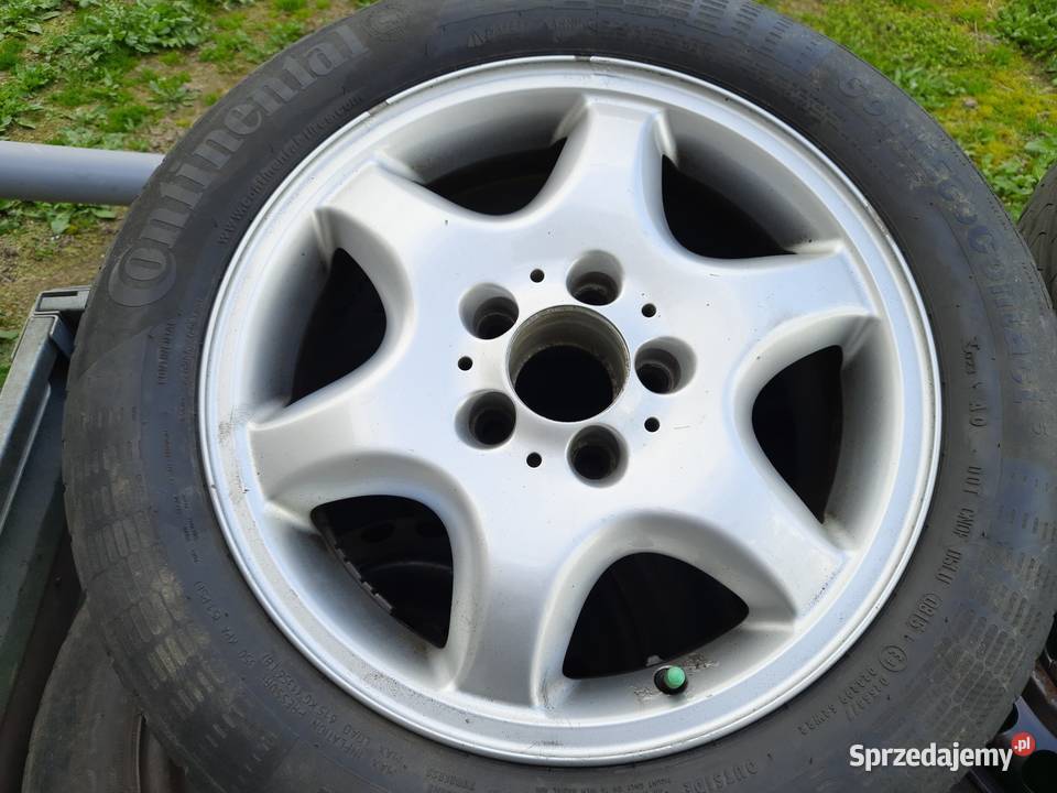Alufelgi Mercedes 5 x 112 C Klasa W 202 210 124 Średnica 16" Samochodowe Tomaszów Lubelski