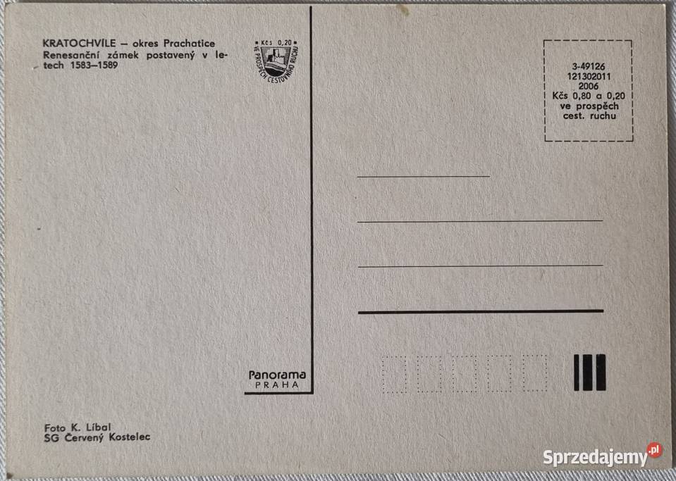 Kratochvile renesansowy zamek Czechy 2006 r Warszawa