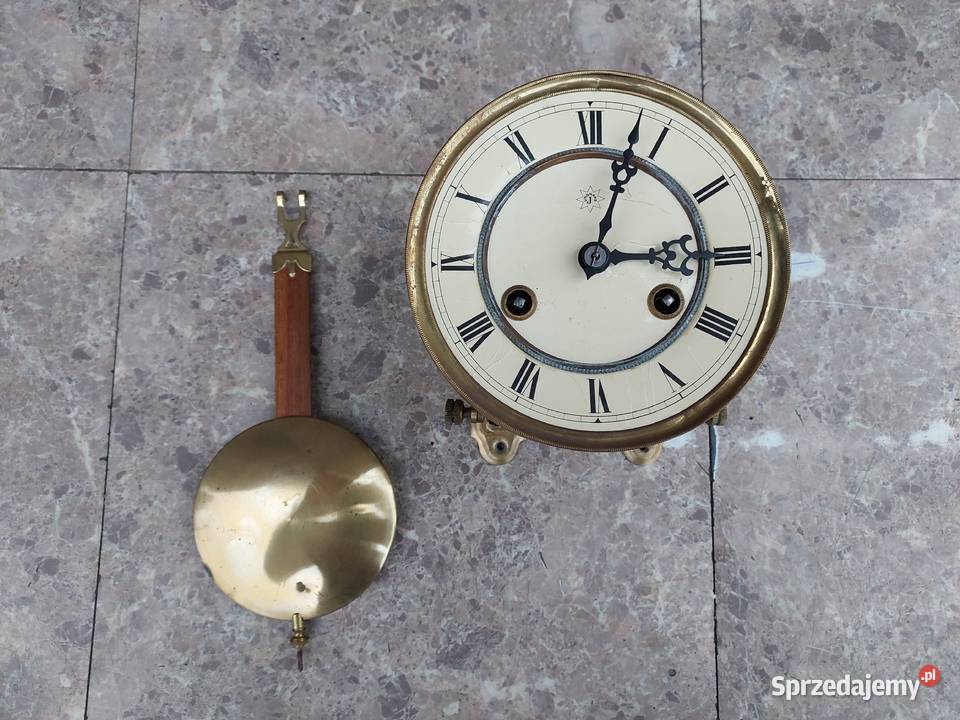 149 Zestaw mechanizm starego zegara Junghans Tczew