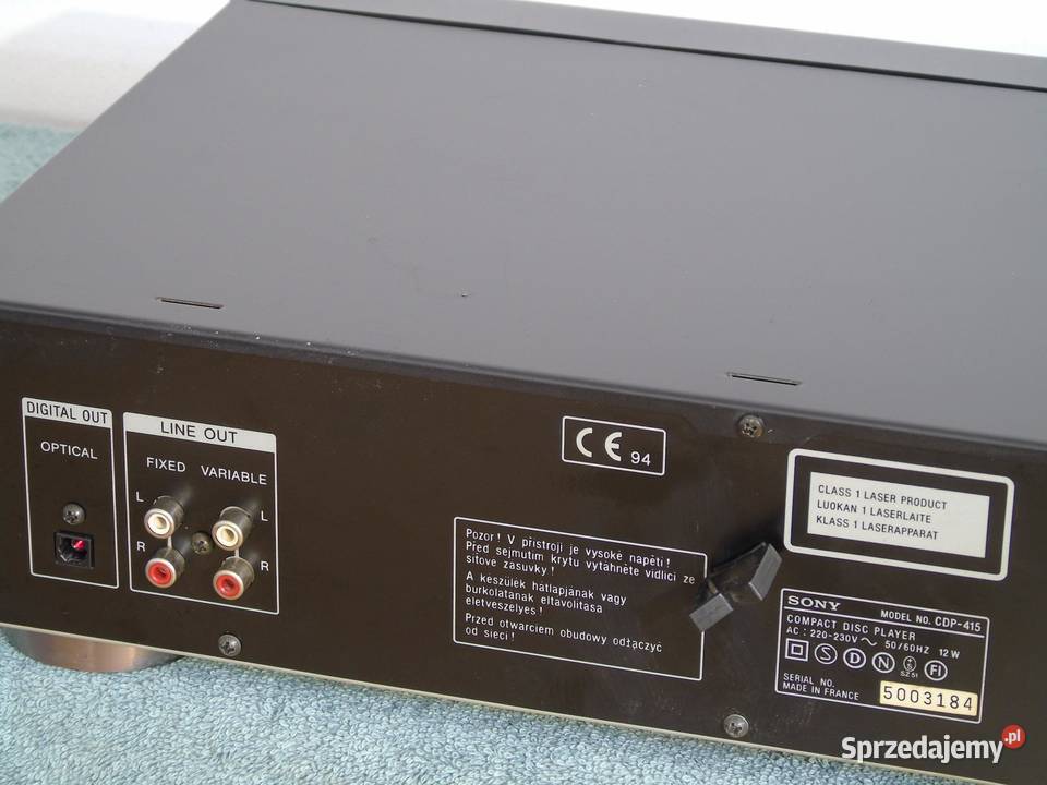Świetne CD Sony CDP415 sprawny i ładny WYSYŁKA Jasło