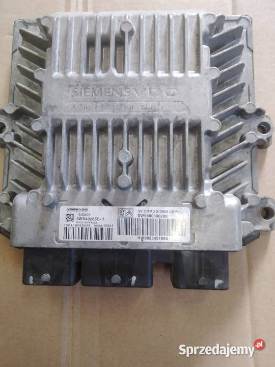 Sterownik silnika komputer ECU PeugeotCitroen Komputery Części samochodowe Konin