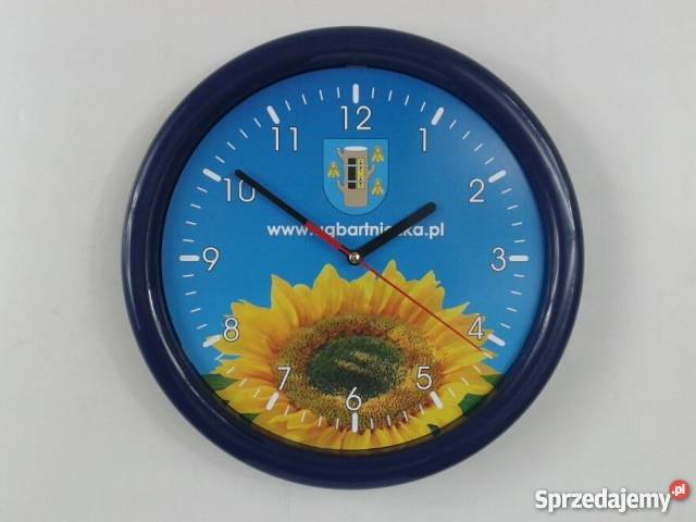 ZEGAR Ścienny z logo firmy