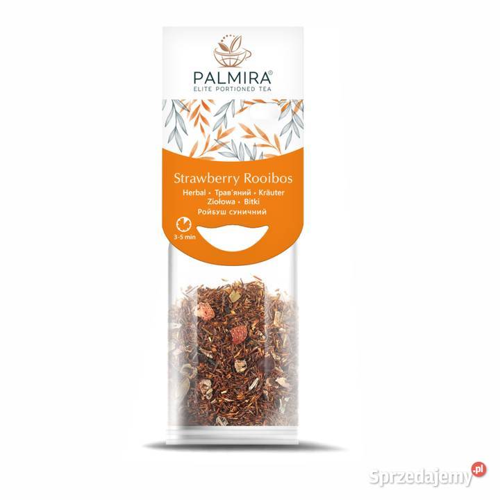 Palmira Strawberry Rooibos liściasta ziołowa Gdańsk