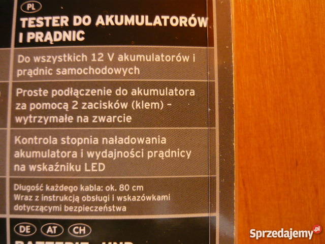 Tester do akumulatorów Myszków