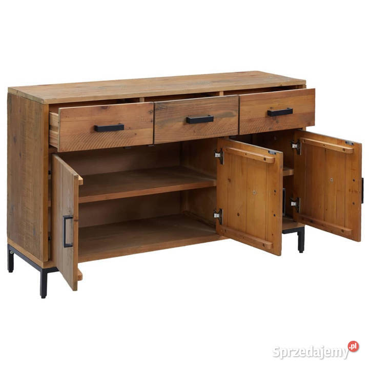 Szafka brązowa 110x35x70 lite drewno sosnowe mazowieckie Warszawa sprzedam
