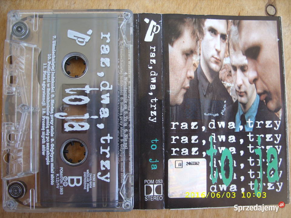 Rock kaseta RAZ DWA TRZY 3 KASETY dolnośląskie