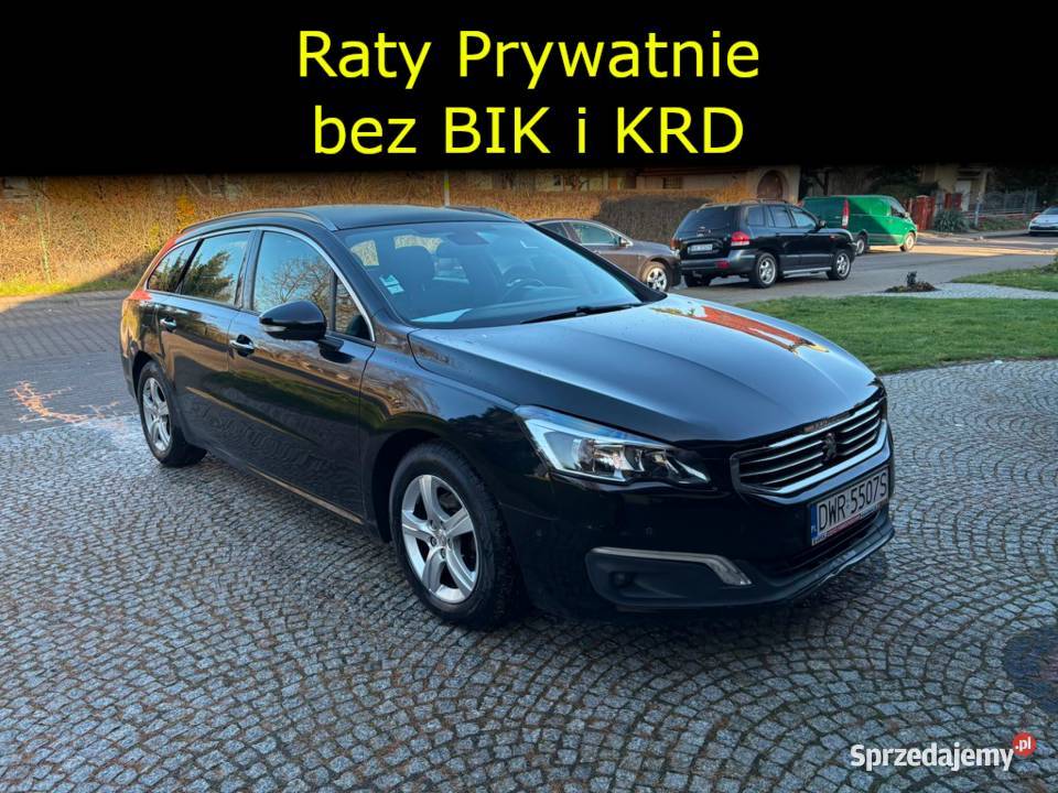 Peugeot 508 Raty Prywatnie Zadbany Nowy Gotowy czujnik parkowania 508 Wrocław