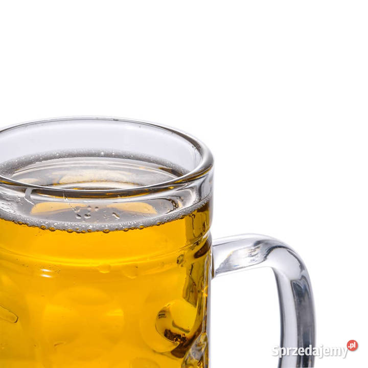 Kufle do piwa ze szklanym uchwytem 6 1000 ml