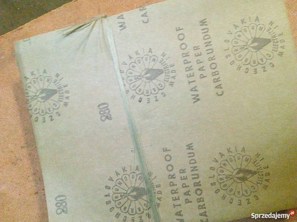 Papier Ścierny Wodoodporny 10 arkuszy dolnośląskie Góra sprzedam