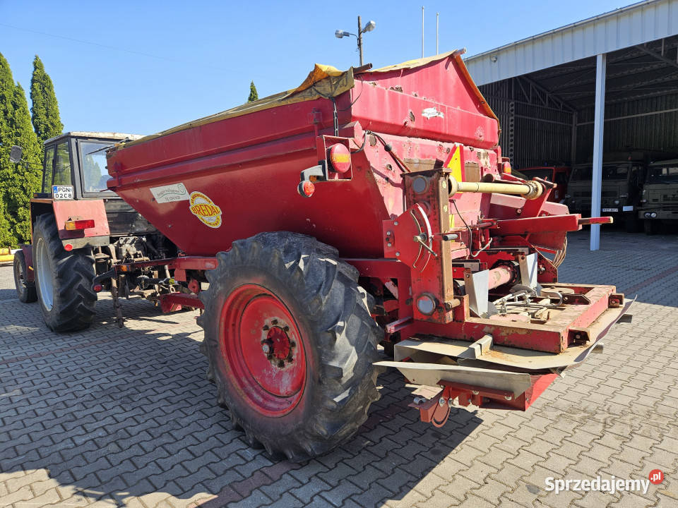 Rozsiewacz wapna Bredal B4 KUP TERAZ nieuszkodzony Biskupie-Kolonia