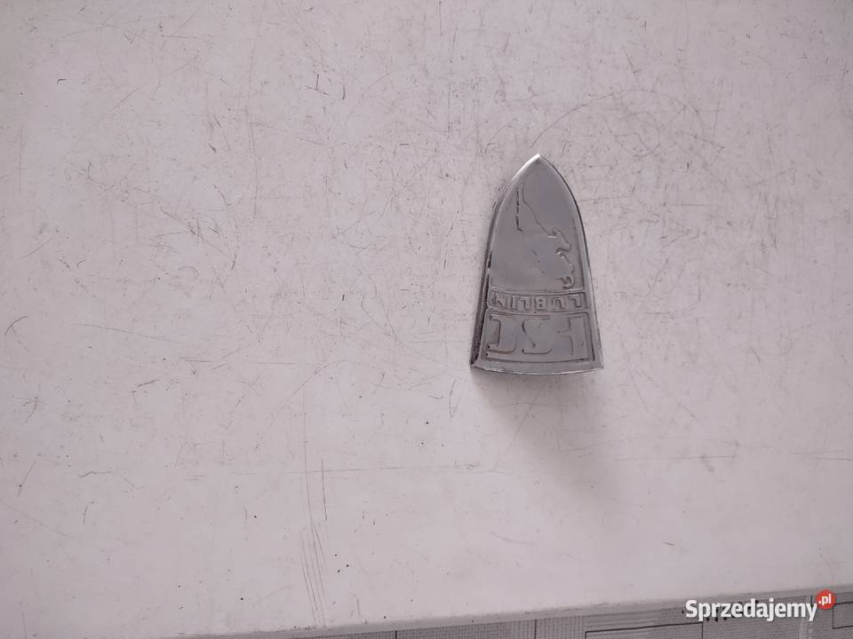 DAEWO LUBLIN ŻUK ZNACZEK LOGO CHROM UNIKAT lubelskie sprzedam