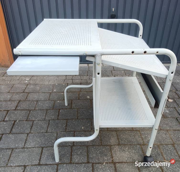 Retro biurko metalowe komputerowe IKEA Zbylitowska Góra