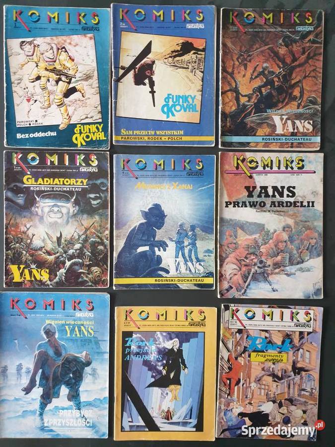 Komiks Fantastyka 25 komiksów różne numery Komiksy pomorskie Gdynia