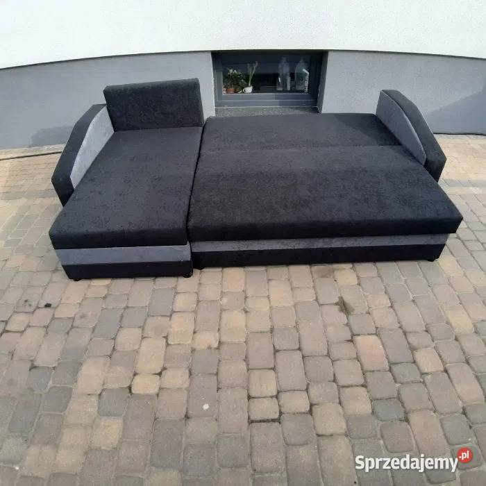 Tani narożnik 230x145 z funkcją spania Szybka 230cm Łódź