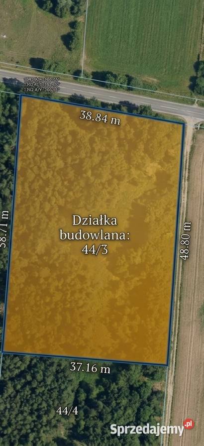 NA SPRZEDAŻ DZIAŁKA BUDOWLANA 20 ARÓW ZALESIE