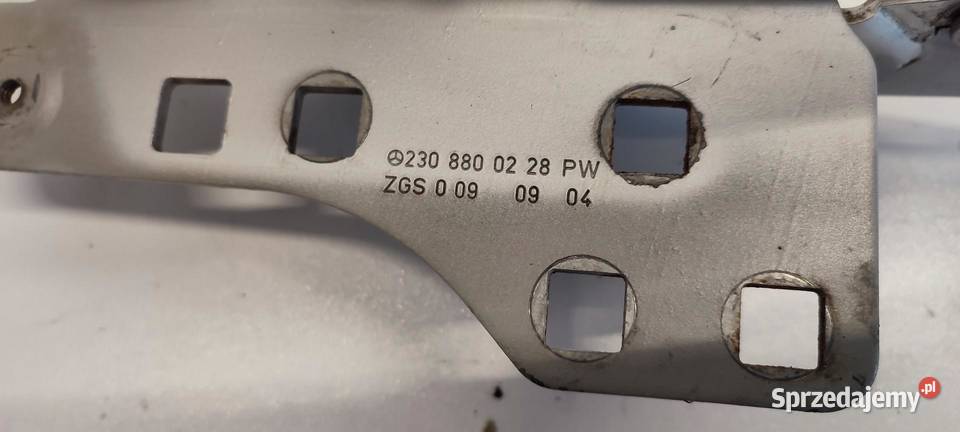 MERCEDES SL R230 ZAWIASY MASKI KOMPET 744 dolnośląskie