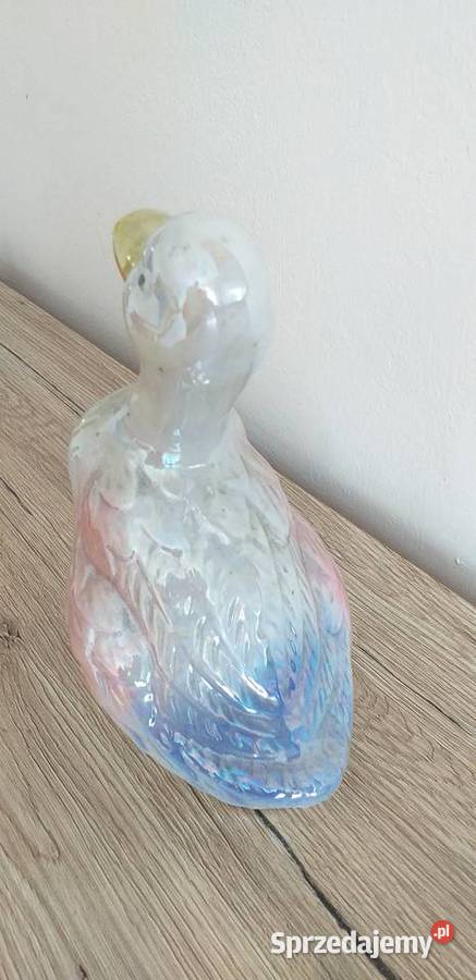 Ceramiczna kaczka prl Przedbórz