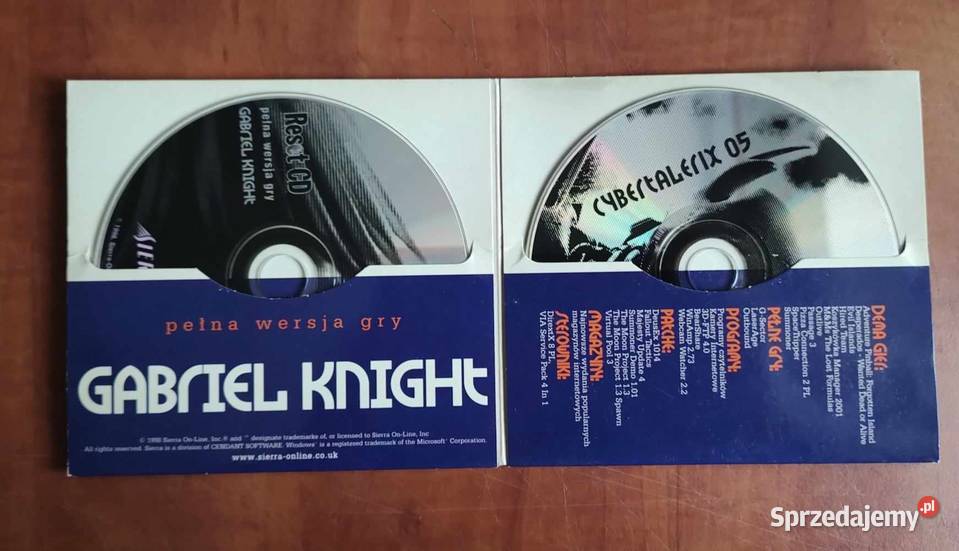 Gra Gabriel Knight Katowice sprzedam