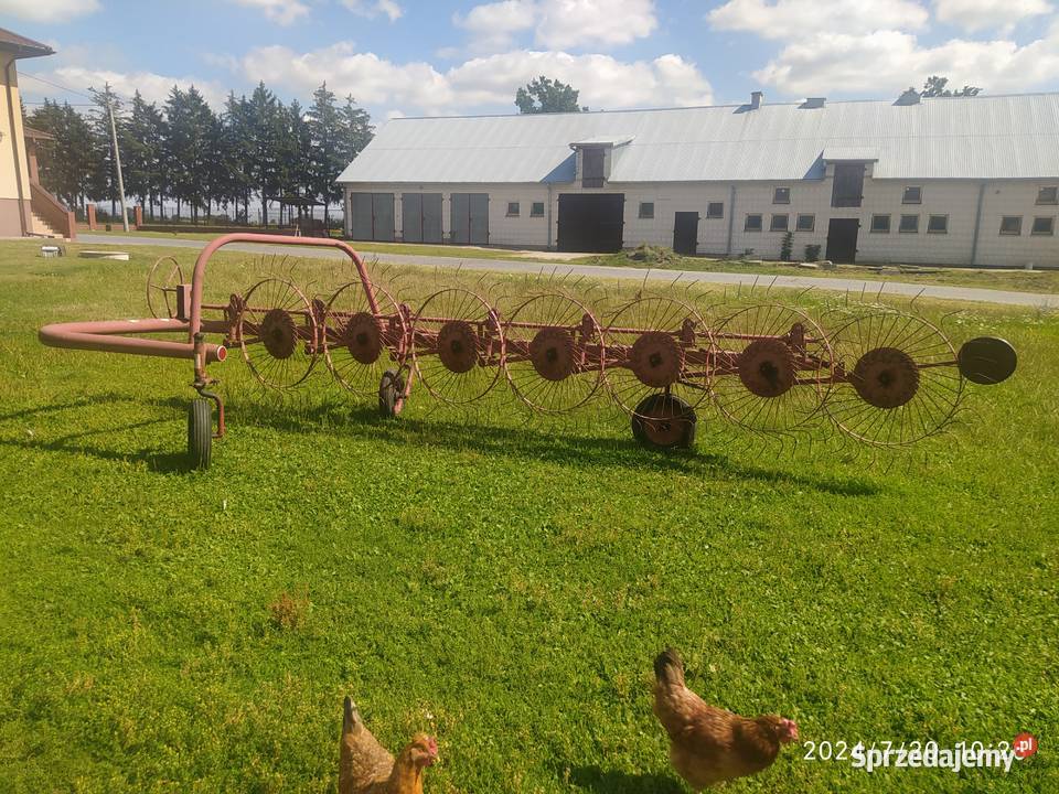 Przetrząsaczozgrabiarka siódemka Maszyny rolnicze mazowieckie Dąbrowa