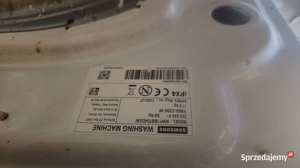 Pralka Samsung Al Ecobubble 20 lat gwarancji Strzelin