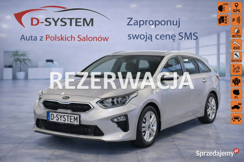 Kia Ceed 2021 Salon Polska Bezwyadkowy Białystok sprzedam