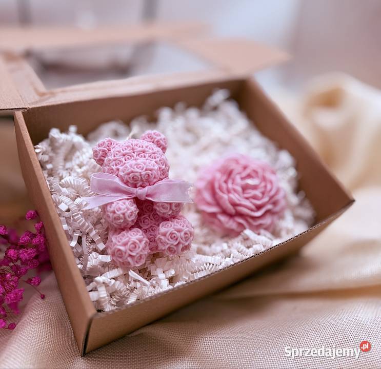 Box Walentynkowy ze świec sojowych zapachowych Piotrków Trybunalski sprzedam