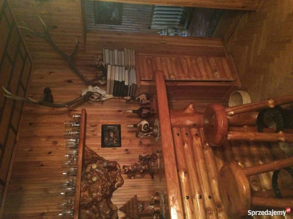 Pokój myśliwski z porozami Meble