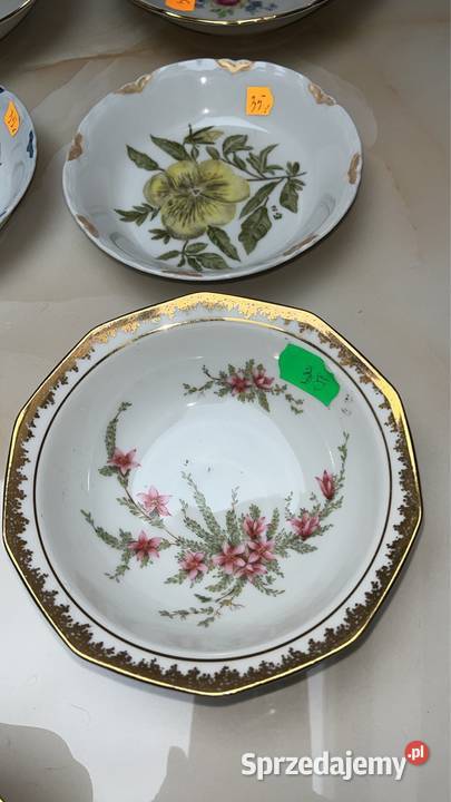 2 porcelanowe miseczki Ręcznie malowane