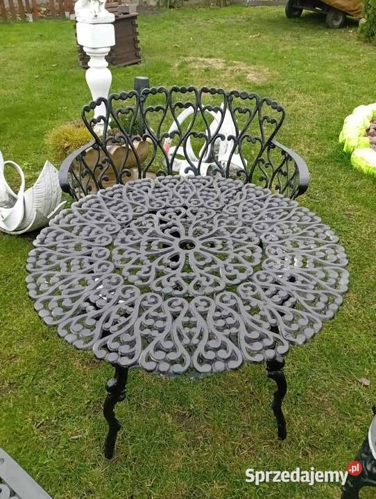 Meble ogrodowe z aluminium Podławki