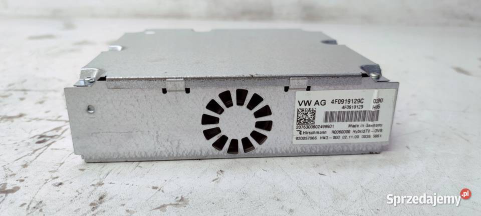 TUNER TV TELEWIZYJNY AUDI A4 A5 A6 A8 4F0919129C Sprzęt audio fabryczny