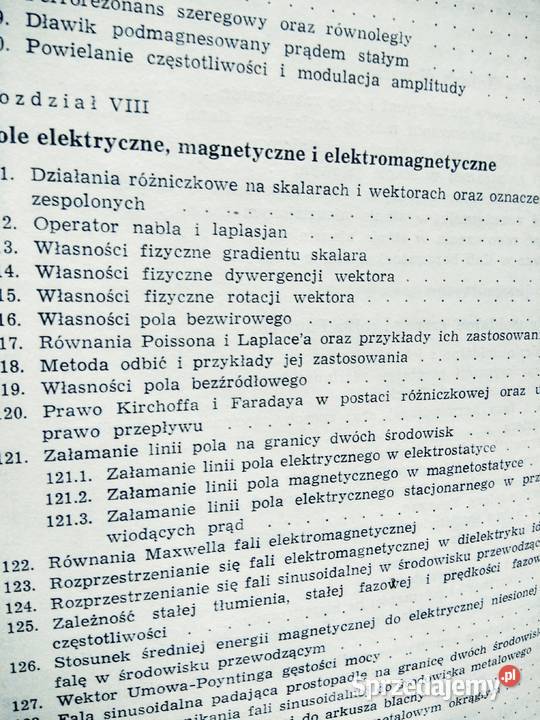 Elektrotechnika teoretyczna zawodowe książki Antykwariat Warszawa