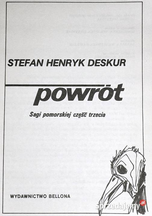 Powrót Stefan Henryk Deskur Książki i Podręczniki Chełm