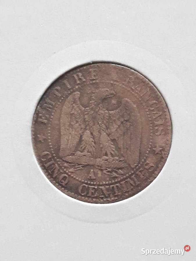 5 Centimów Francja 1855 r Napoleon III sprzedam