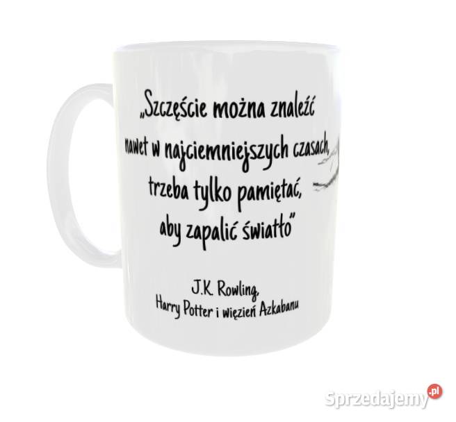 Kubek z cytatem z filmu Harry Potter Szczęście dolnośląskie Wrocław