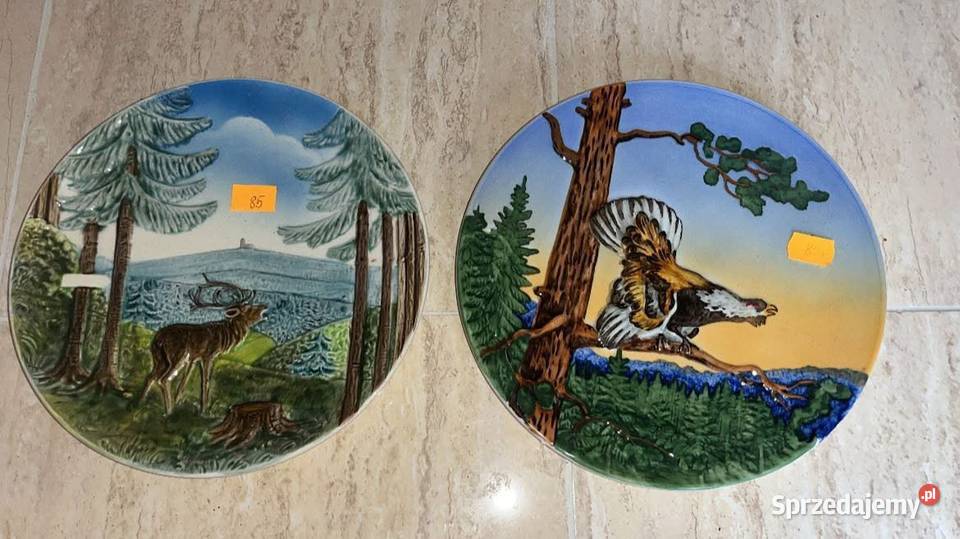 Patera jeleń w lesie Syg Western Germany 4094 Do Gdańsk