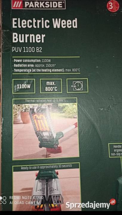 Parkside PUV 1100 b2 termiczne urządzenie do dolnośląskie Bolesławiec