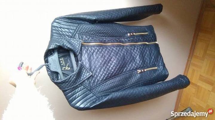 Pikowana ramoneska ekoskóra Kurtki i płaszcze