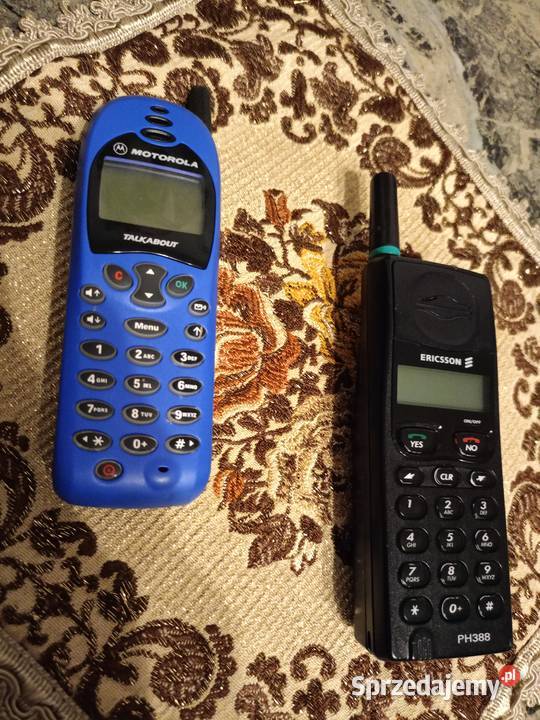 Zabytkowy Telefony ERICSSON PH388 i MOTOROLA